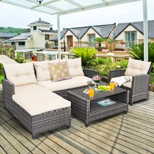 4PCS Patio Furniture Set