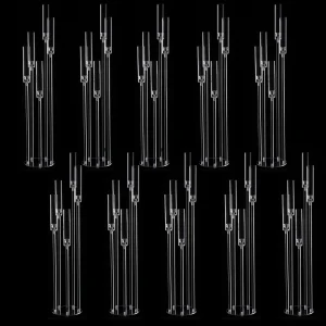 Clear Floor Candelabra